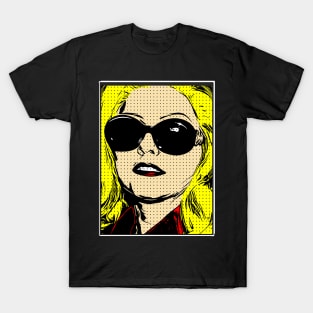 Pop Art Women Glasse 1980s T-Shirt